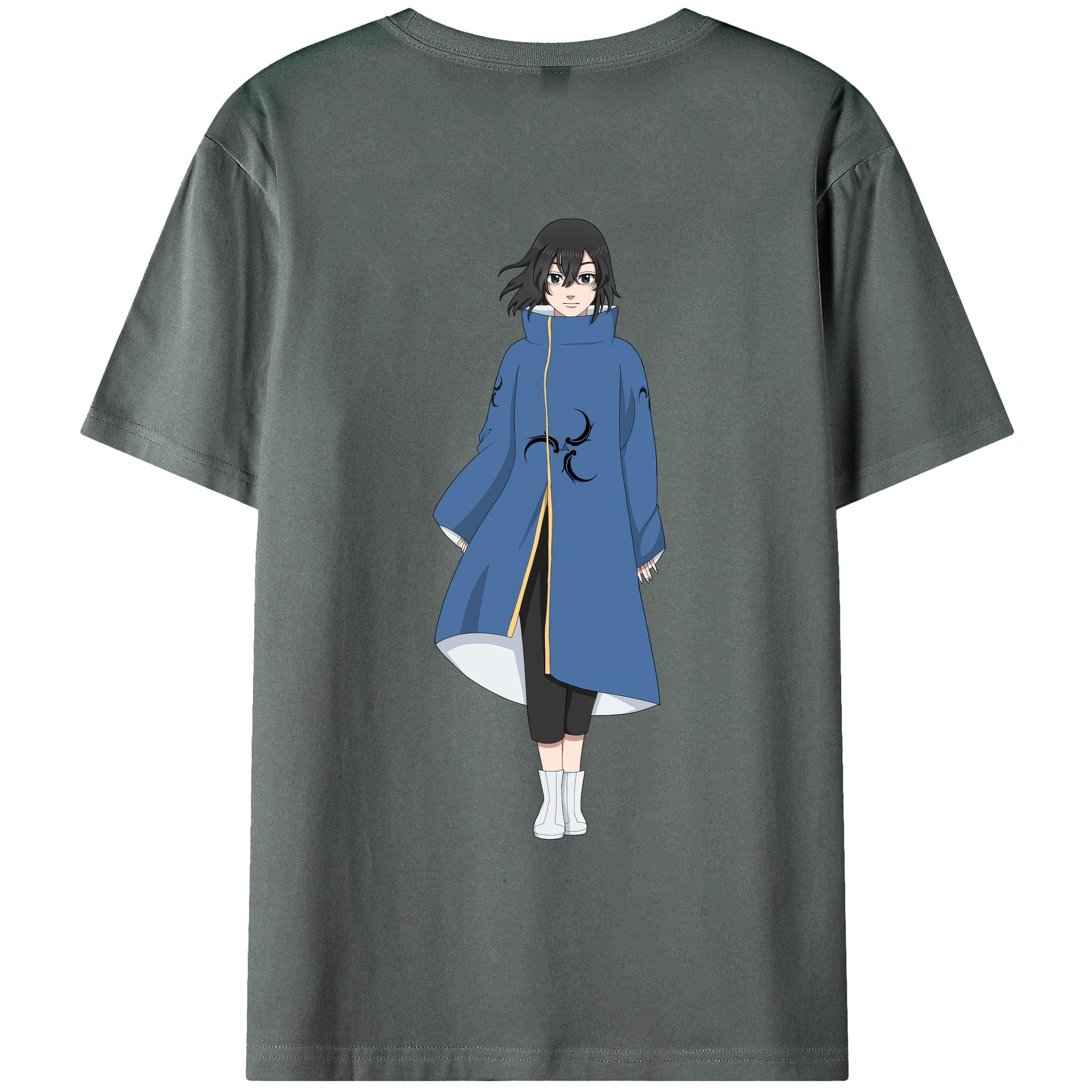 （画像用） 東京リベンジャーズ Tokyo Revengers 綿100％ メンズ半袖Tシャツ（バックプリント） 通気性
